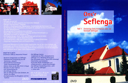 0316 DVD: Unser Söflingen/Teil 1 des Ulmer Stadtteils 86 min.